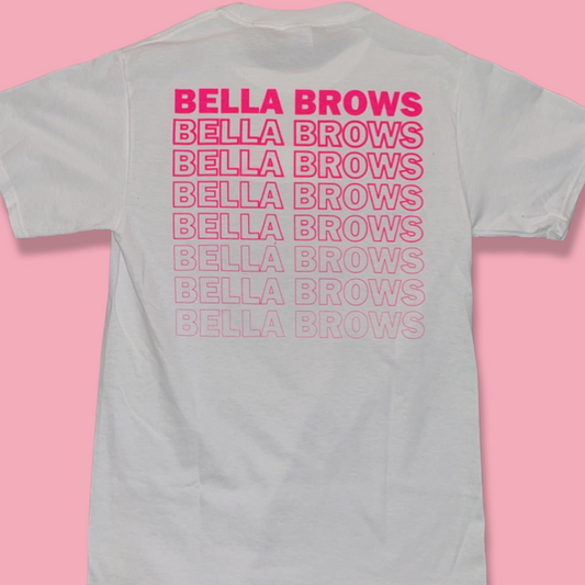 Embroidered + graphic BellaBrows tee